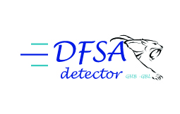 Il logo DFSA detector, con la sagoma di un felino che salta.